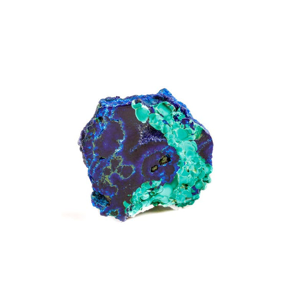 Butw Malachite Azurite Cabochon Pierre Précieuse Naturelle Multicolore 49 Carats 54x26mm