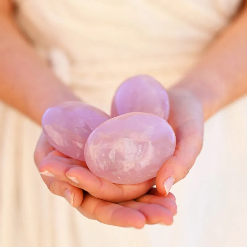 Galet quartz rose