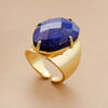 Bague lapis lazuli - Médaillon | Univers Minéral