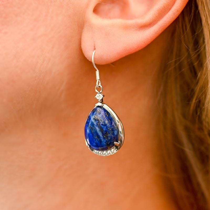 Boucles d’oreilles Lapis Lazuli Oratrice | Univers Minéral