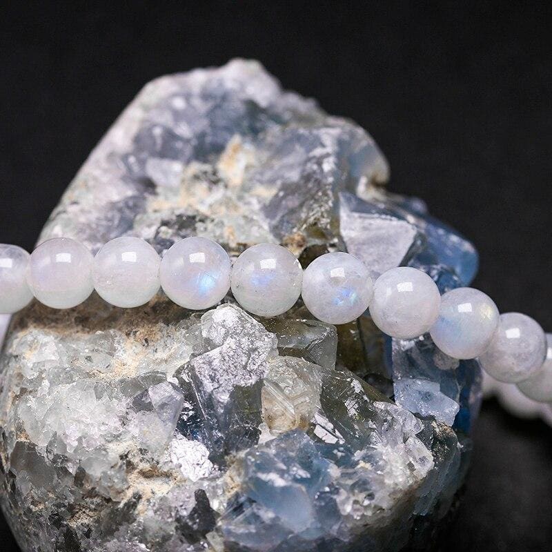 Bracelet Pierre de Lune 6mm | Univers Minéral