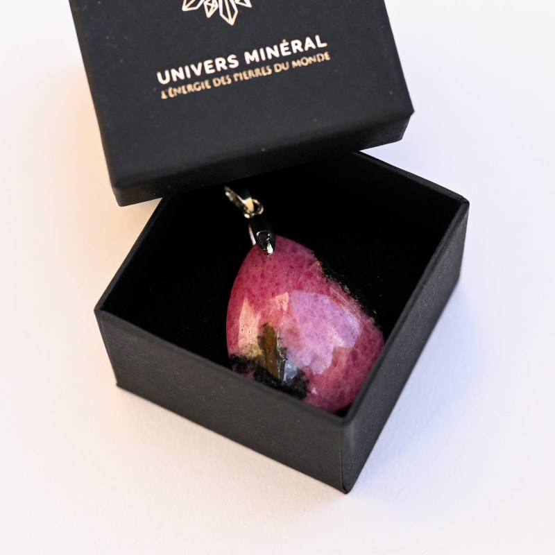 Rhodonite Pendentif | Univers Minéral