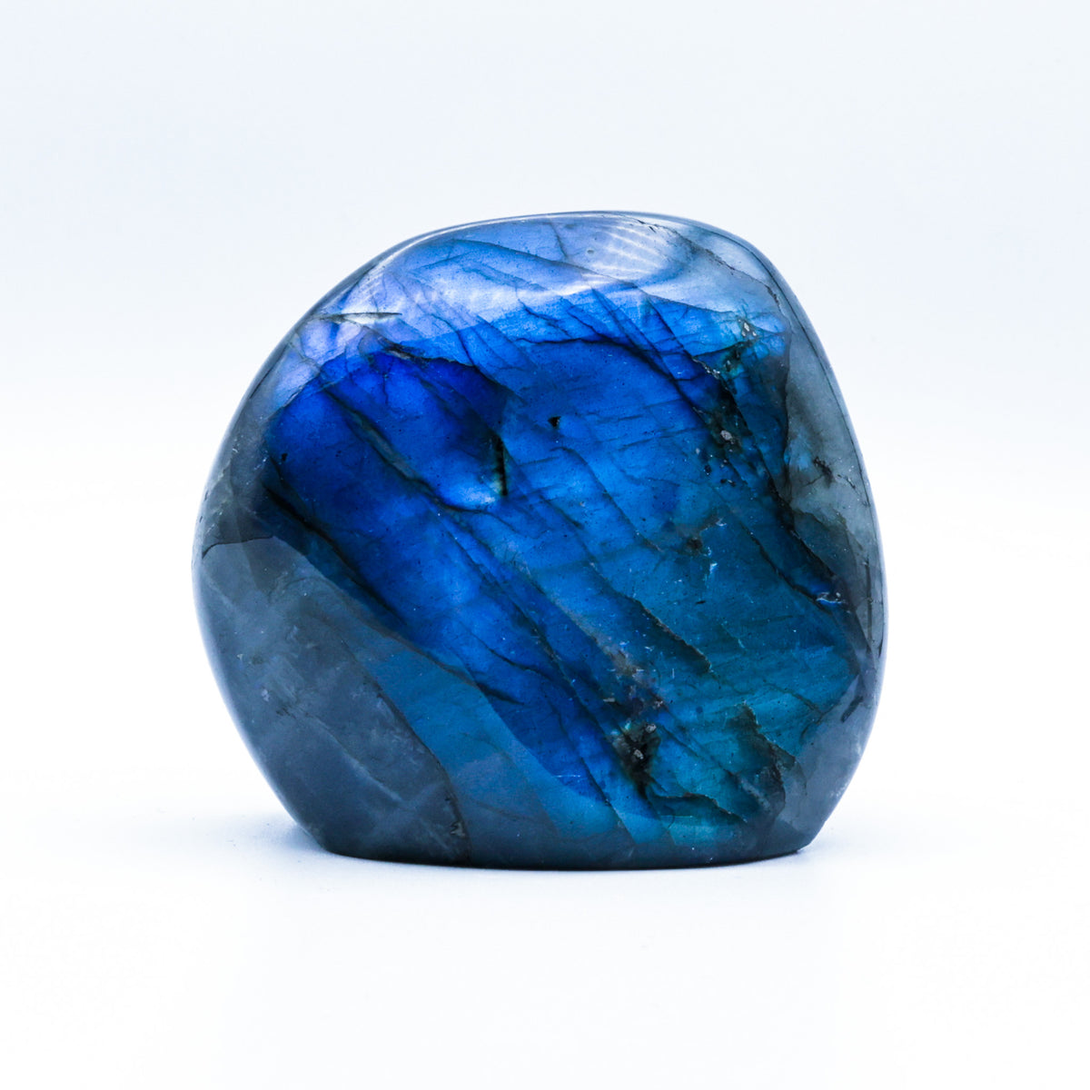 Labradorite Bleue Flash, Forme libre