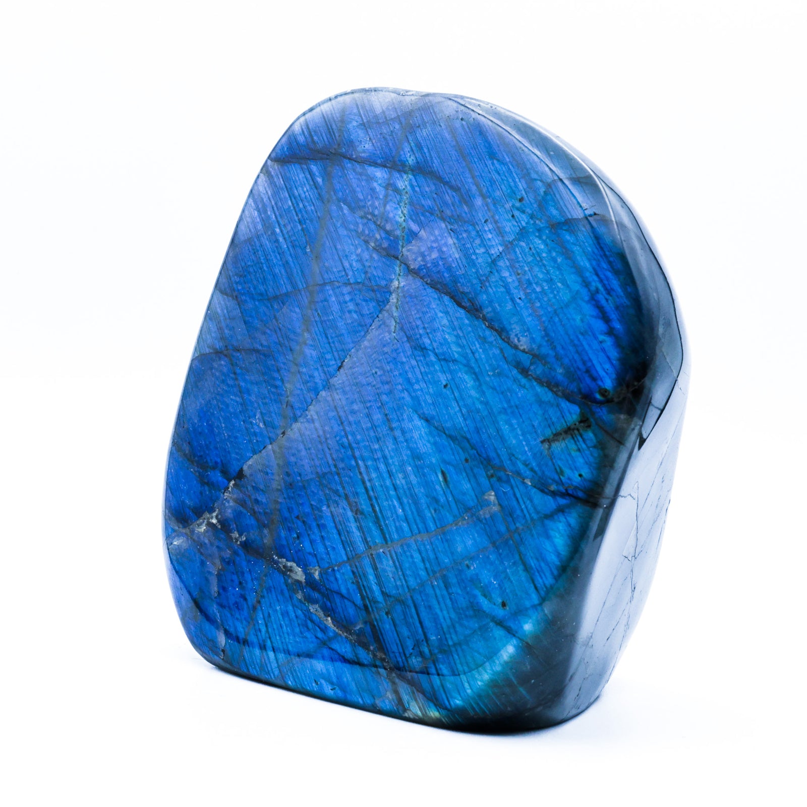 Labradorite Bleue Flash, Forme libre