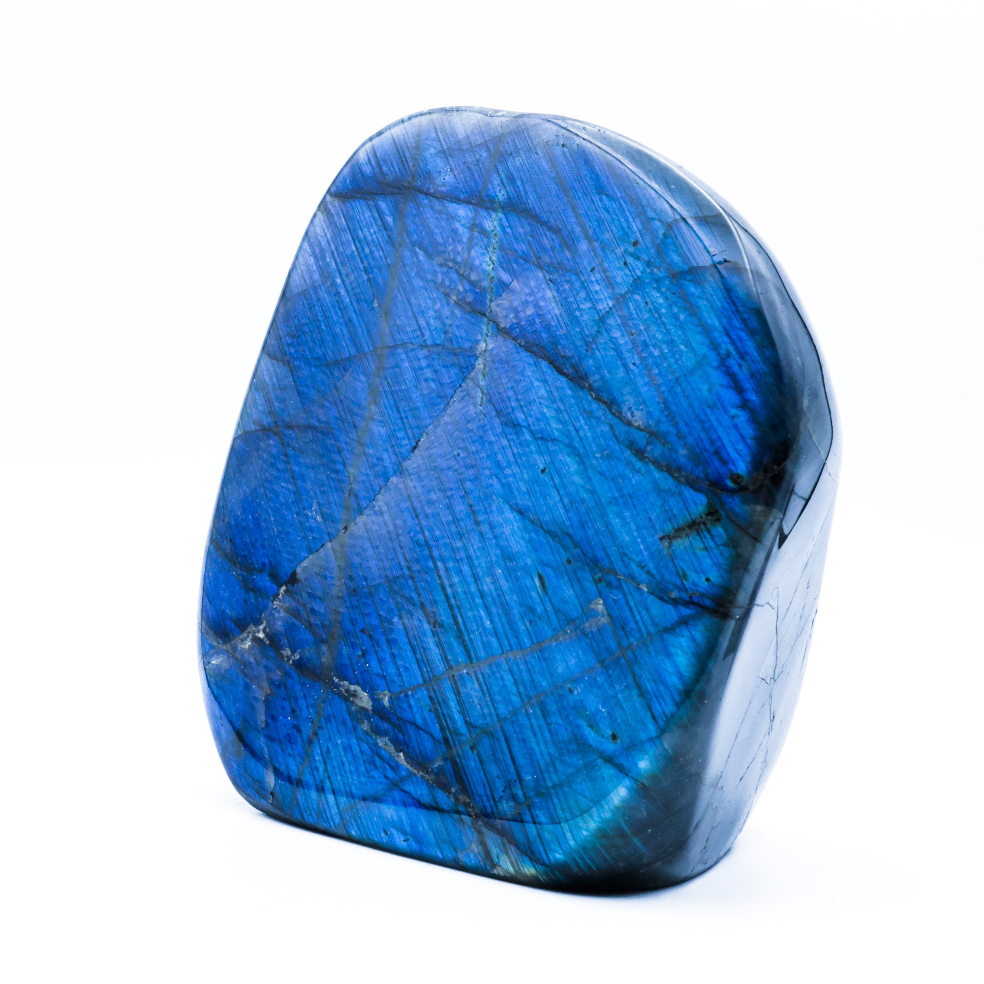 Labradorite Bleue Flash, Forme libre