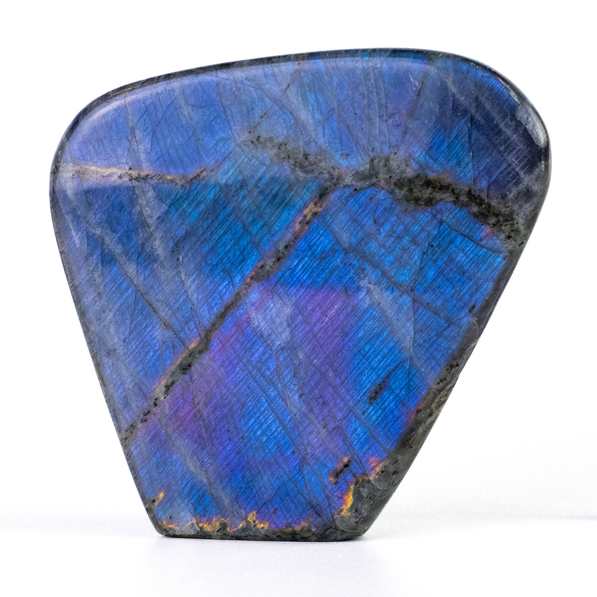 Labradorite Bleue Flash, Forme libre