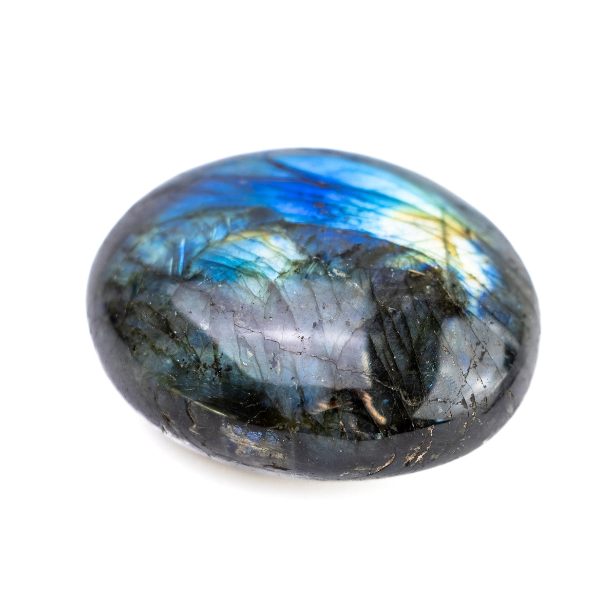 Galet Labradorite Bleue Flash