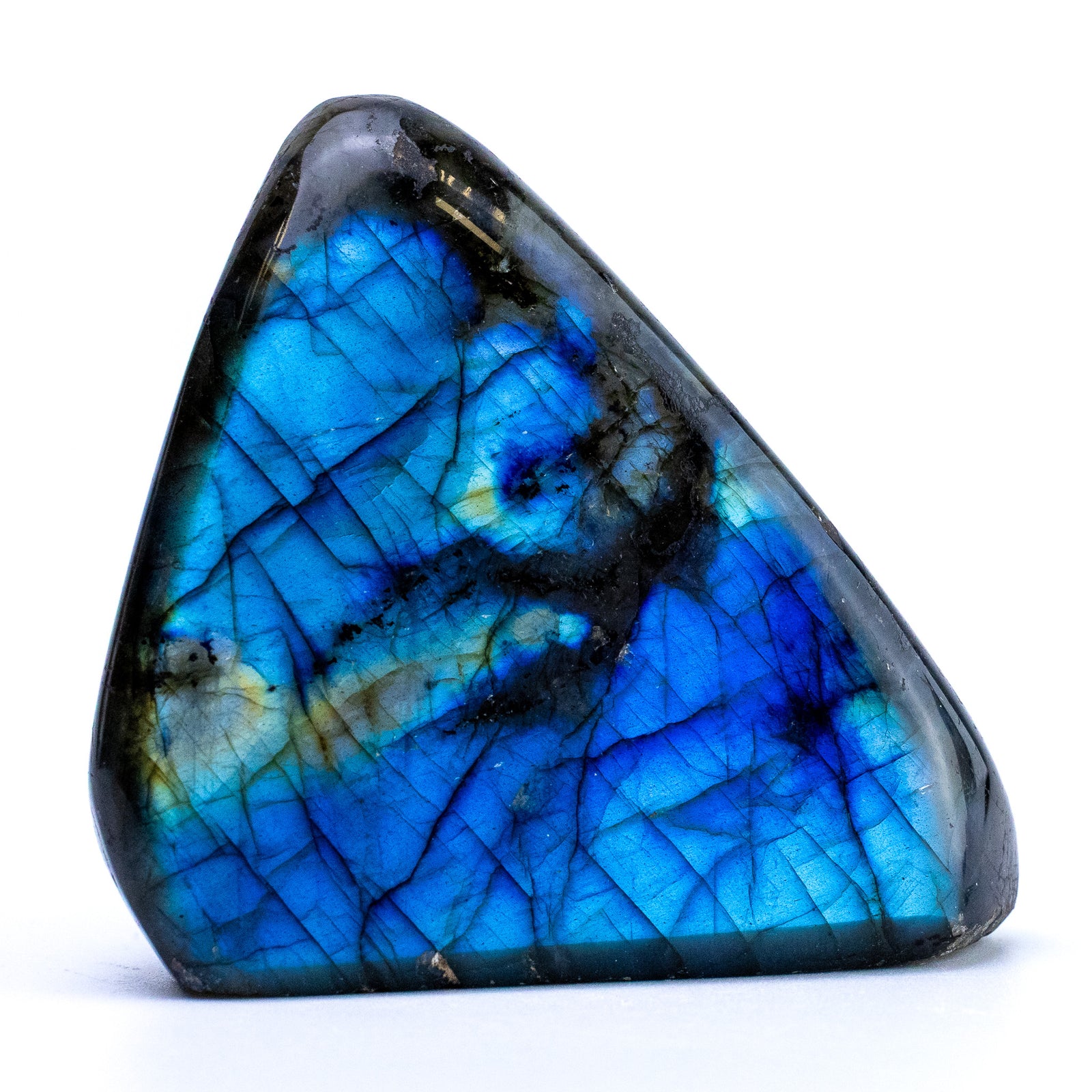 Labradorite Bleue Flash, Forme libre