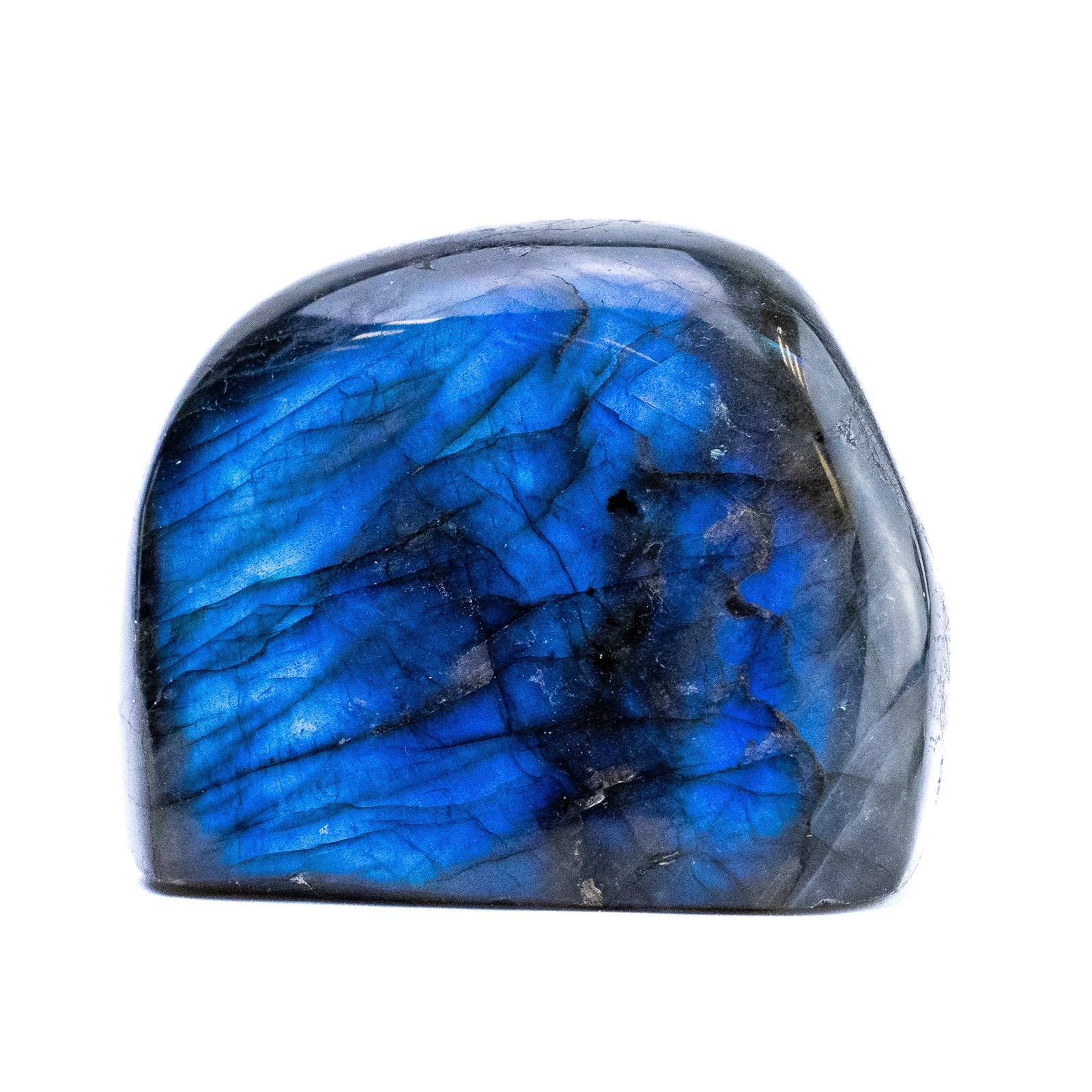 Labradorite Bleue Flash, Forme libre