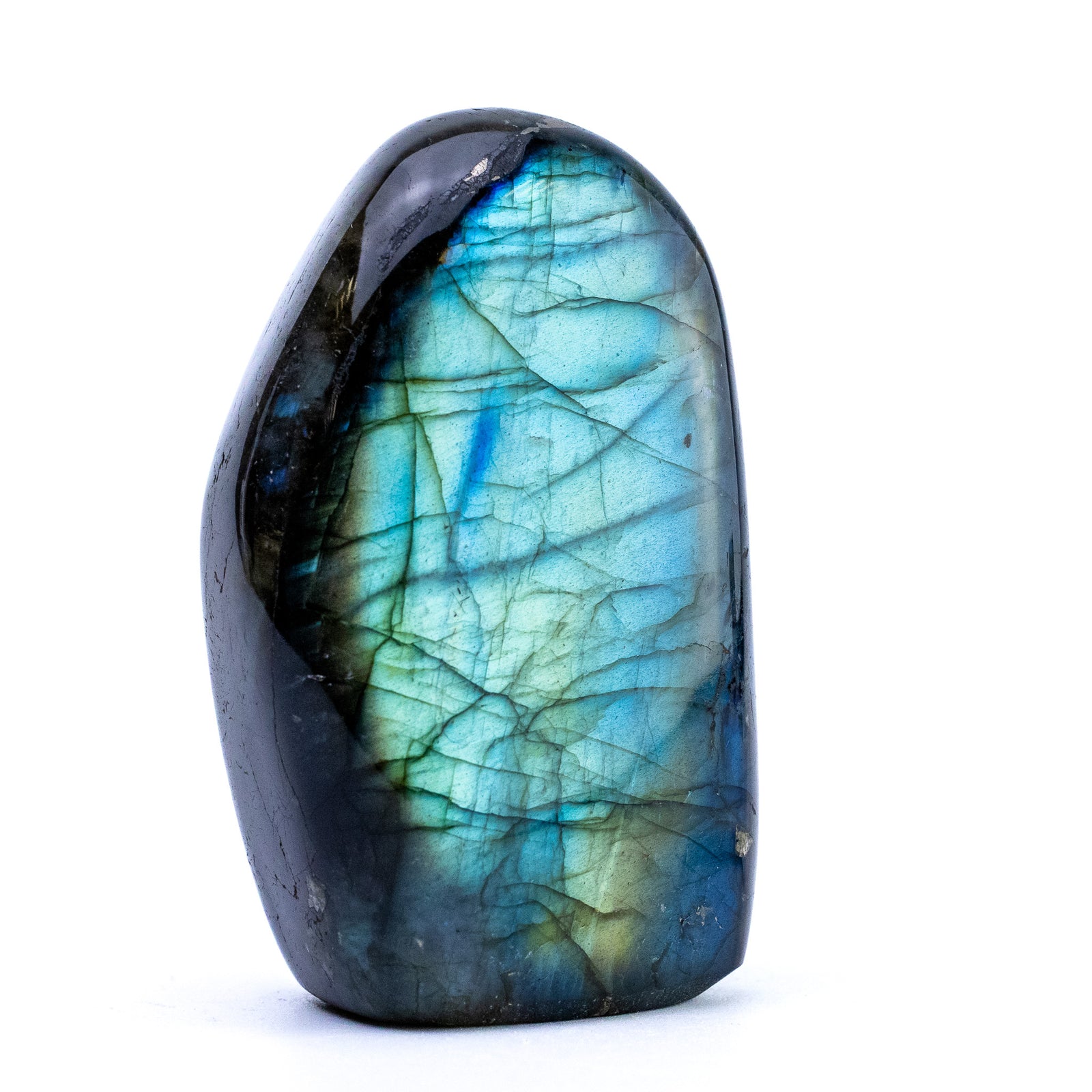 Labradorite Bleue Flash, Forme libre