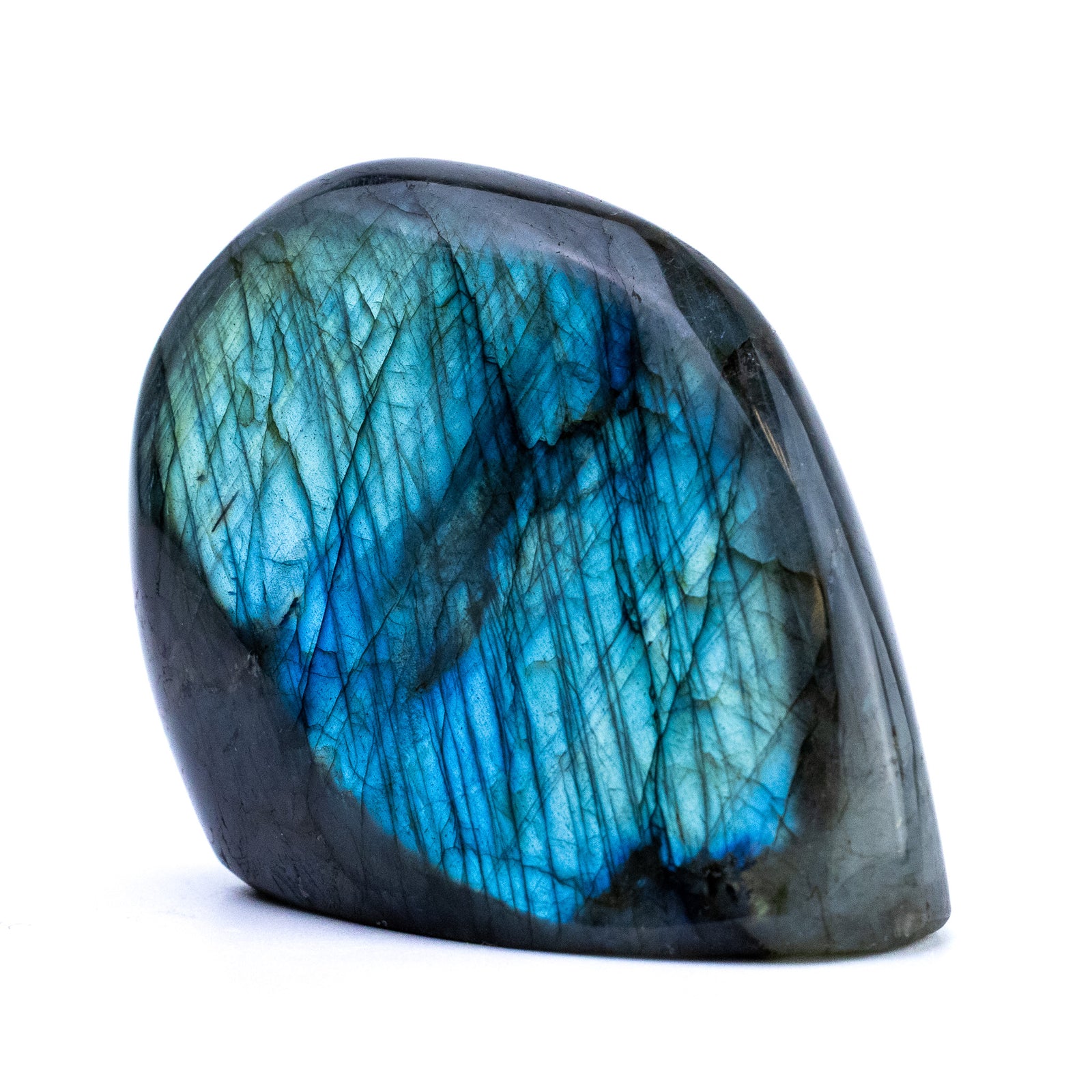 Labradorite Bleue Flash, Forme libre