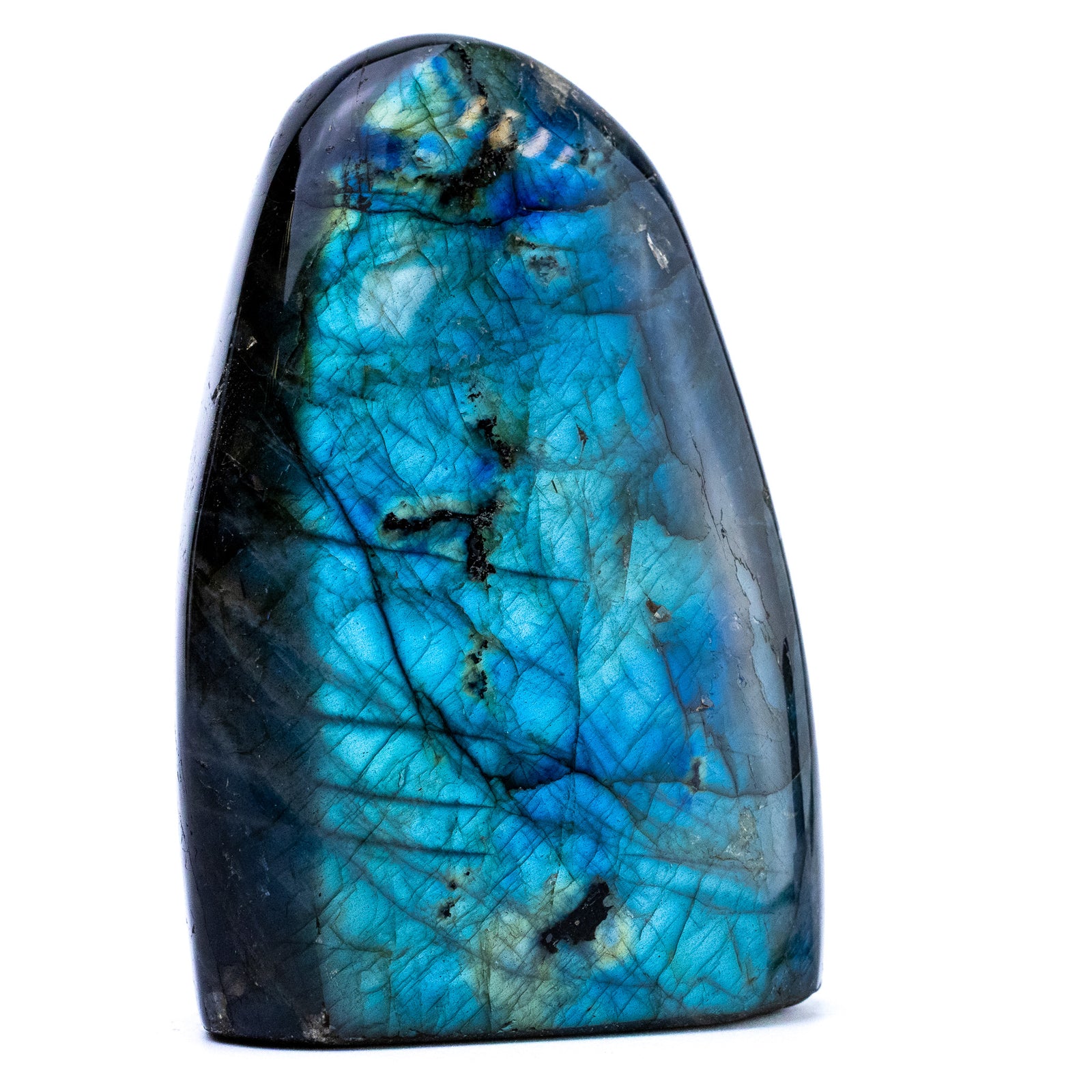 Labradorite Bleue Flash, Forme libre