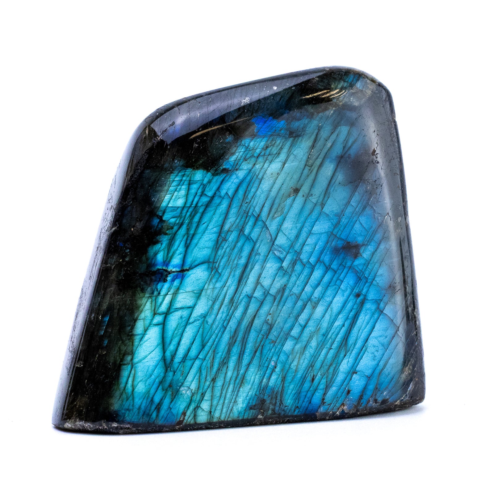 Labradorite Bleue Flash, Forme libre