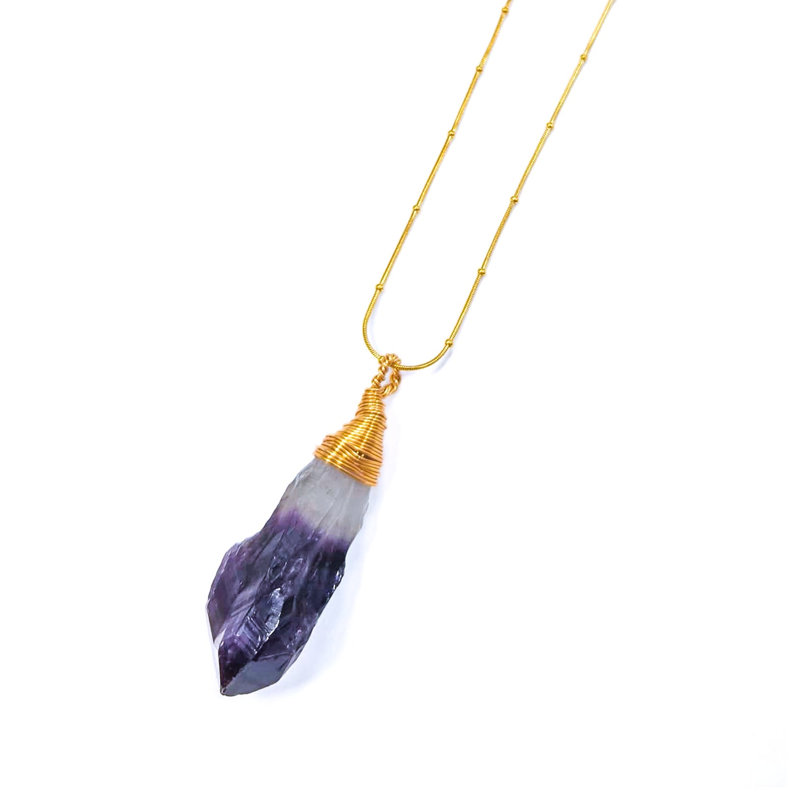 Pendentif en Améthyste Brute