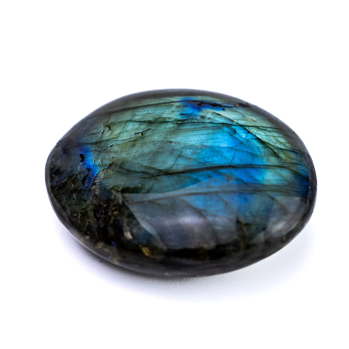 Galet Labradorite Bleue Flash