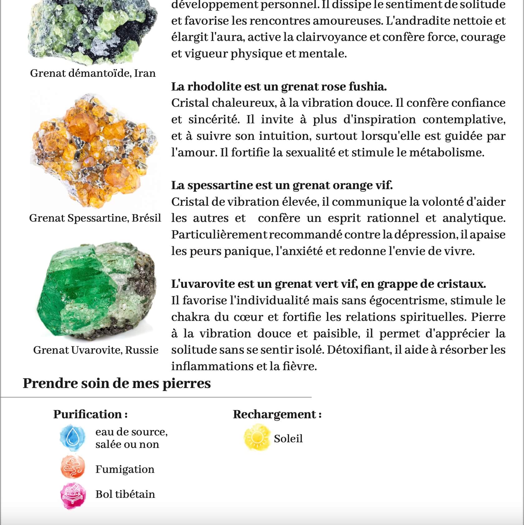 Guide Lithothérapie-e-book | Univers Minéral