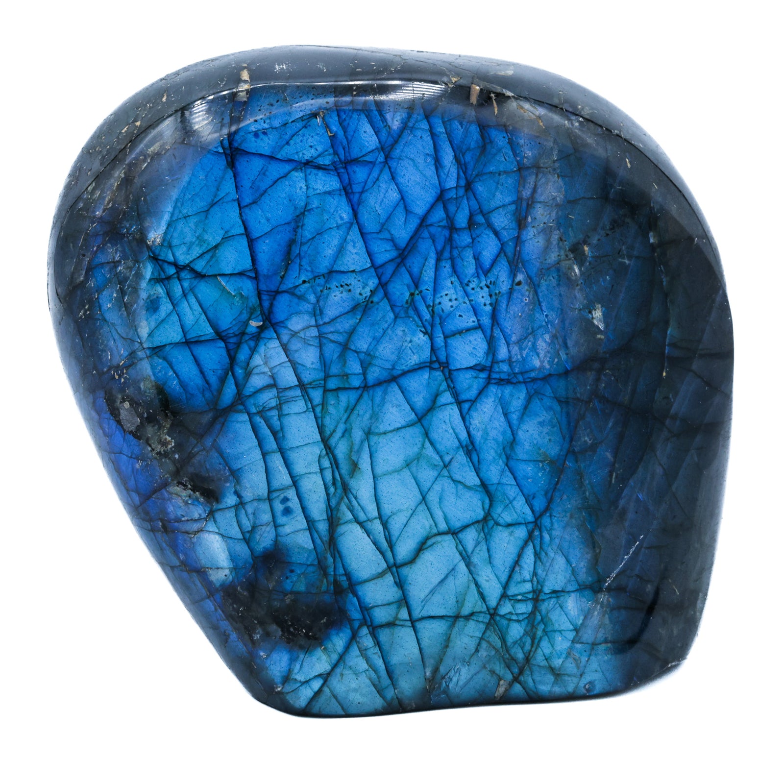 Labradorite Bleue Flash, Forme libre
