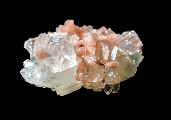 stilbite rose et apophyllite