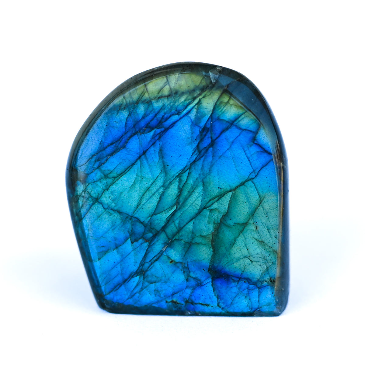 Labradorite Bleue Flash, Forme libre
