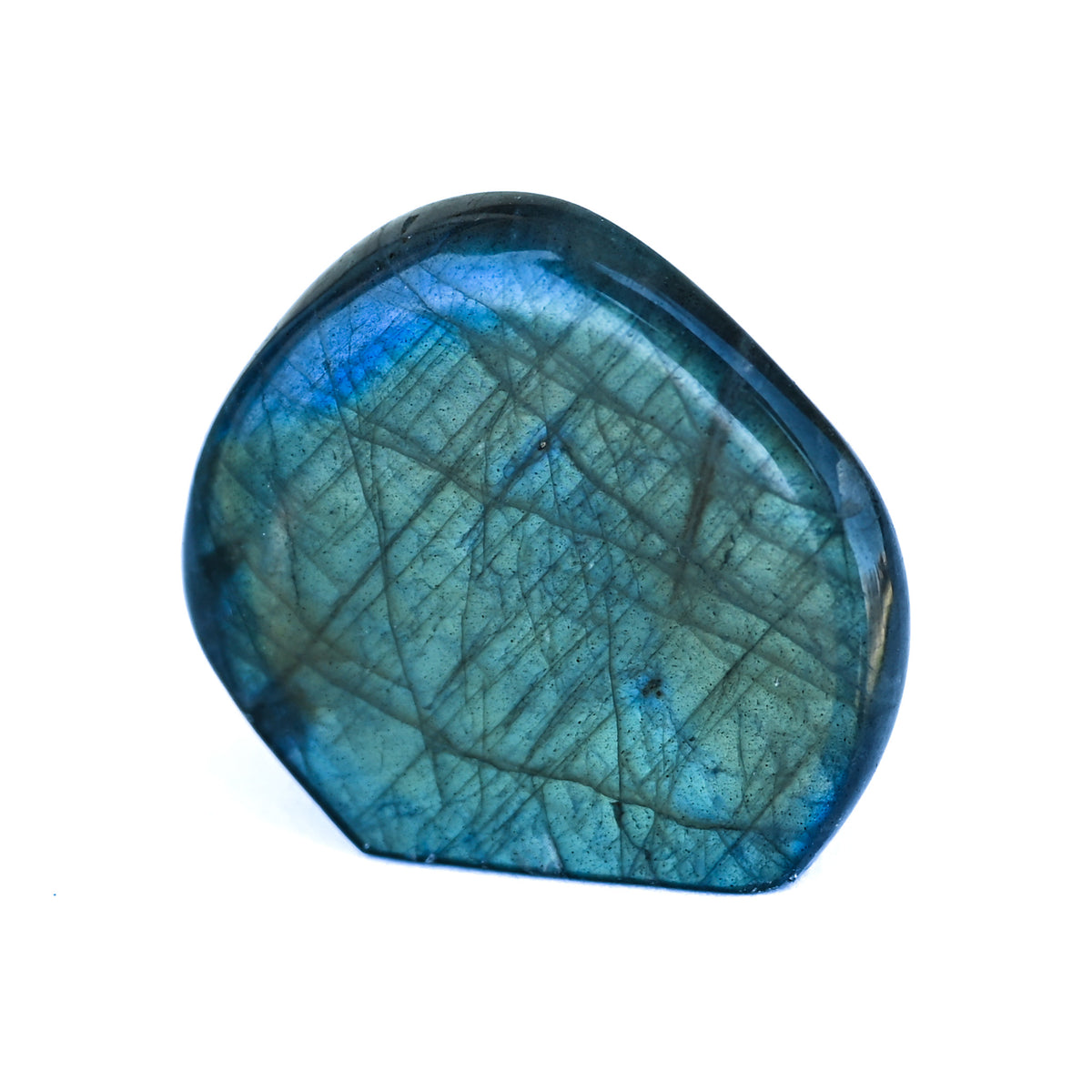 Labradorite Bleue Flash, Forme libre