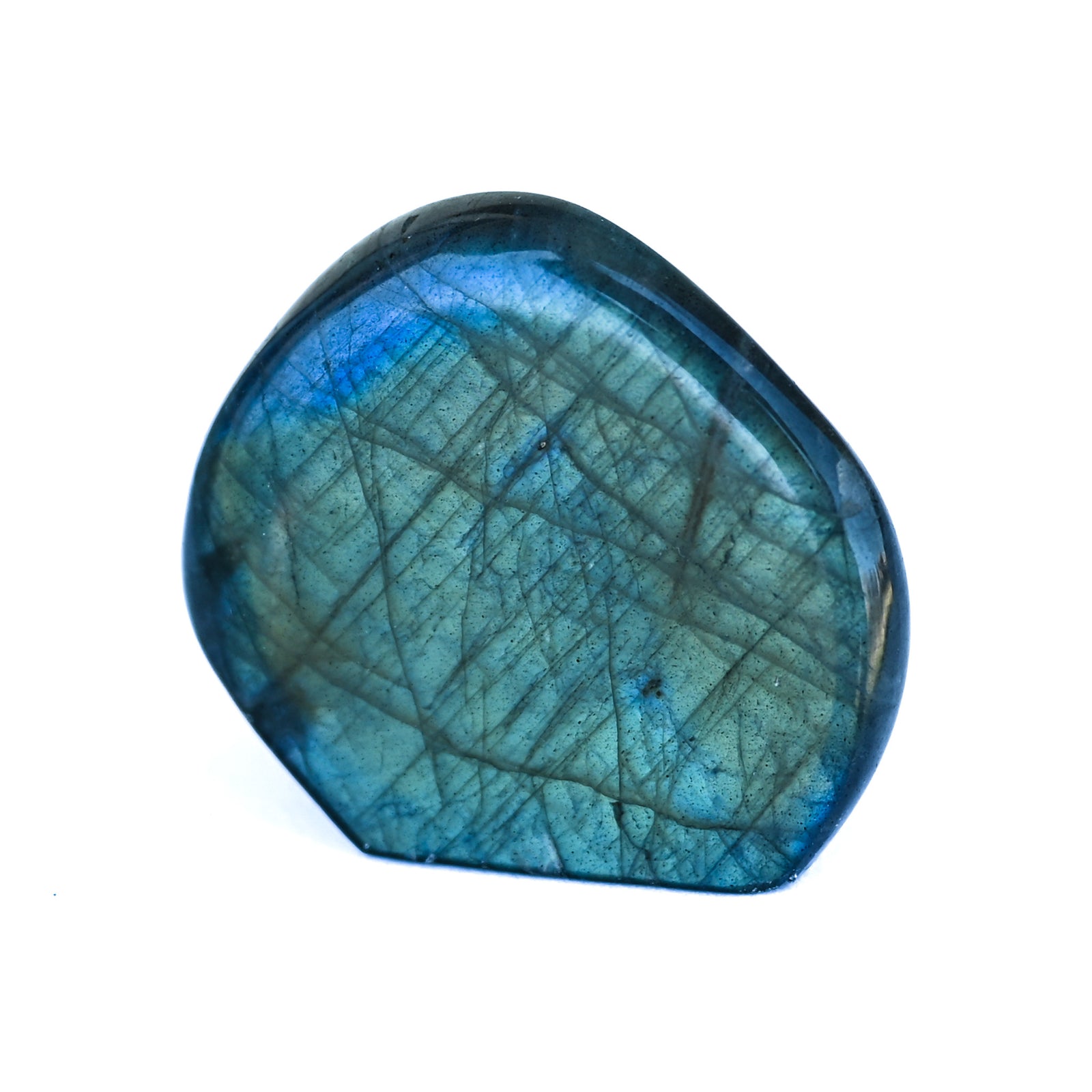 Labradorite Bleue Flash, Forme libre