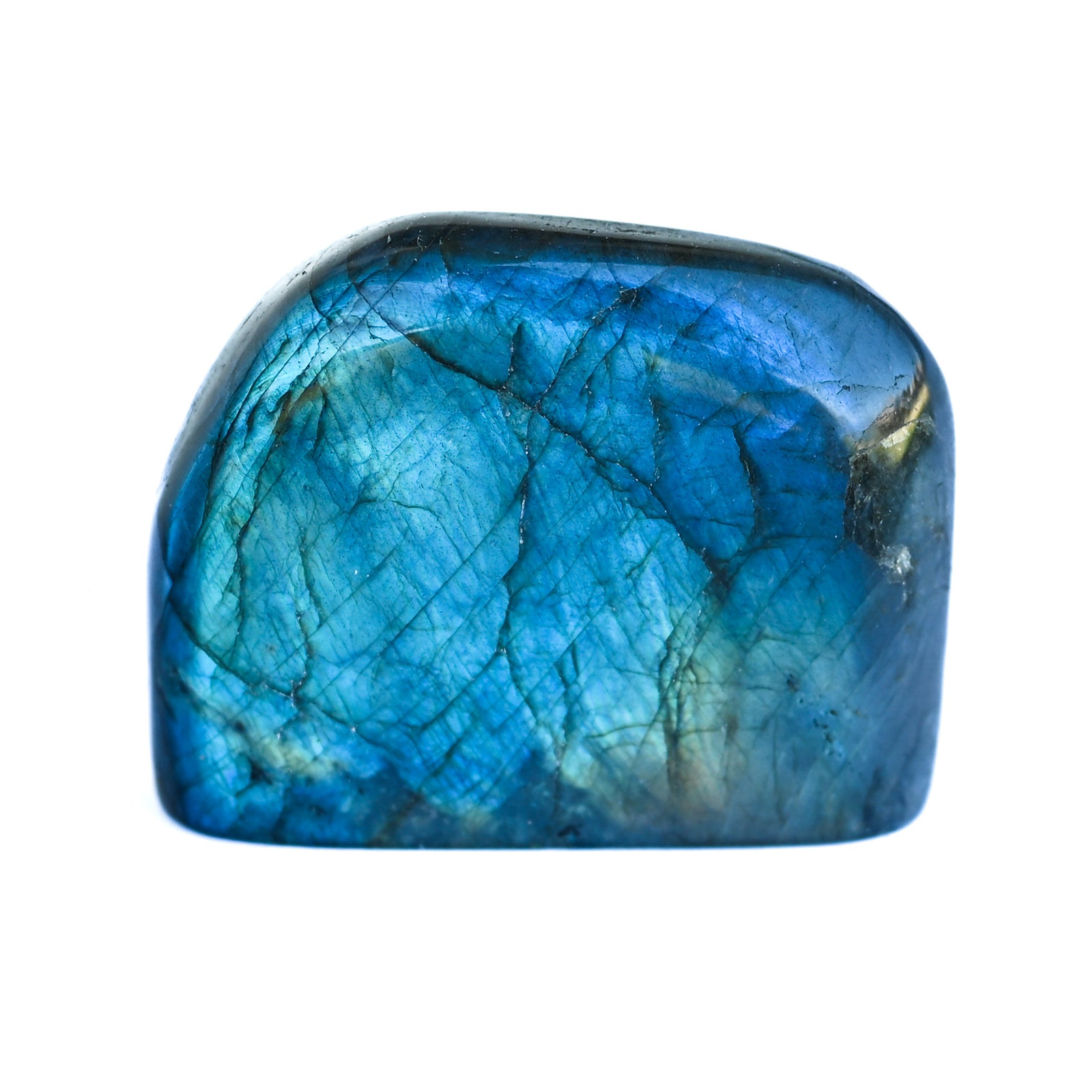 Labradorite Bleue Flash, Forme libre