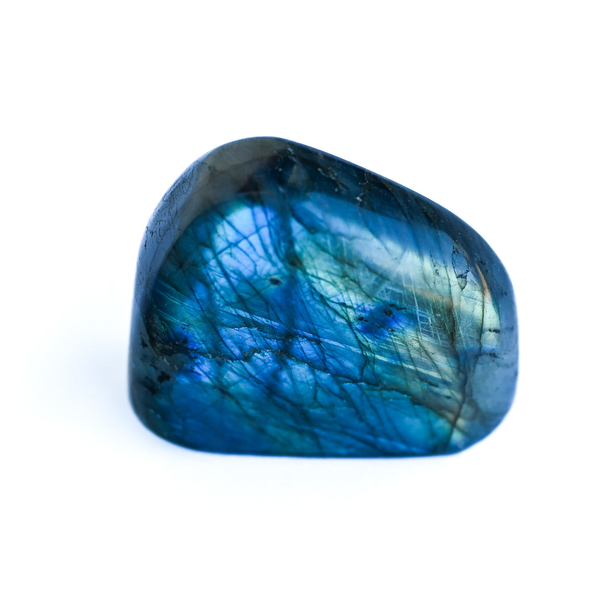 Labradorite Bleue Flash, Forme libre