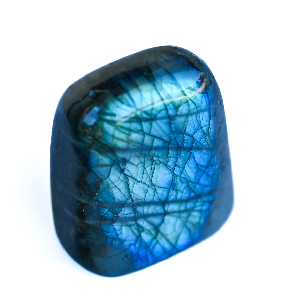 Labradorite Bleue Flash, Forme libre