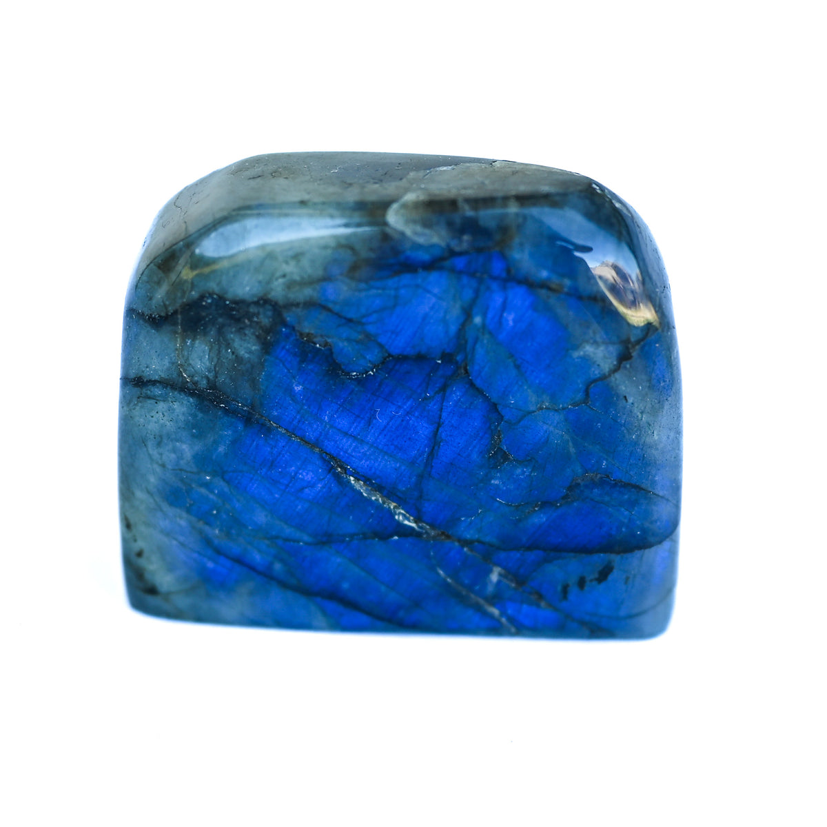 Labradorite Bleue Flash, Forme libre