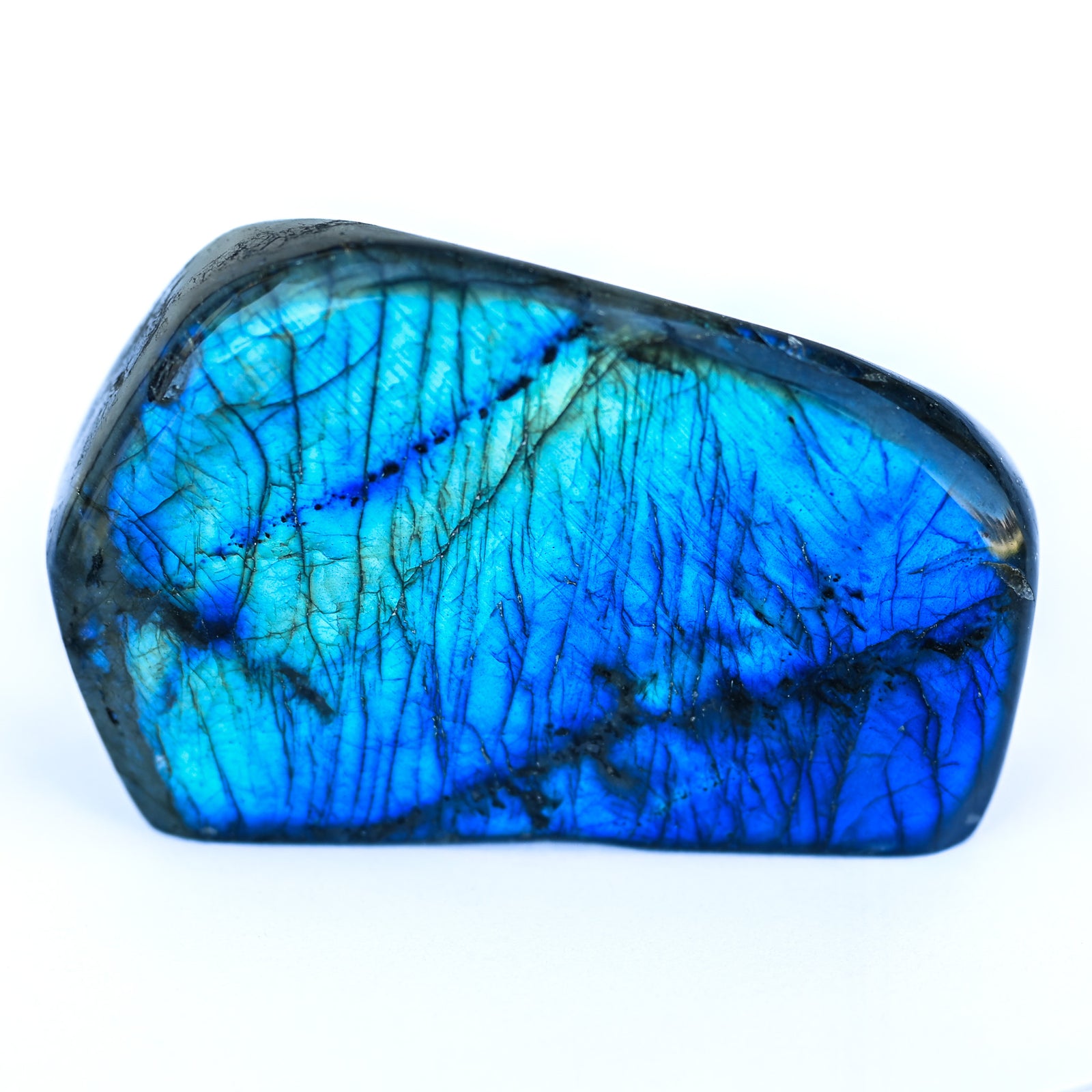 Labradorite Bleue Flash, Forme libre