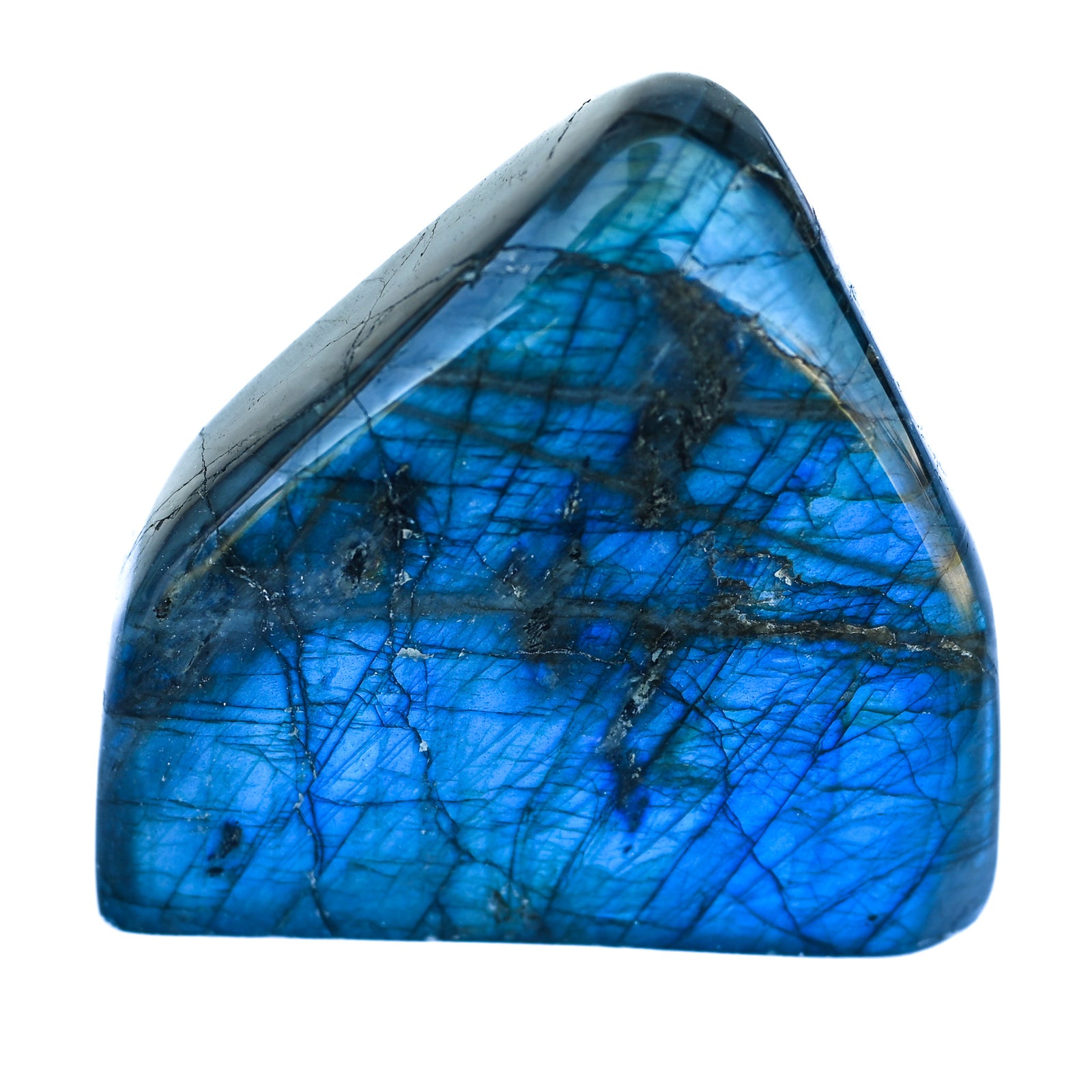 Labradorite Bleue Flash, Forme libre