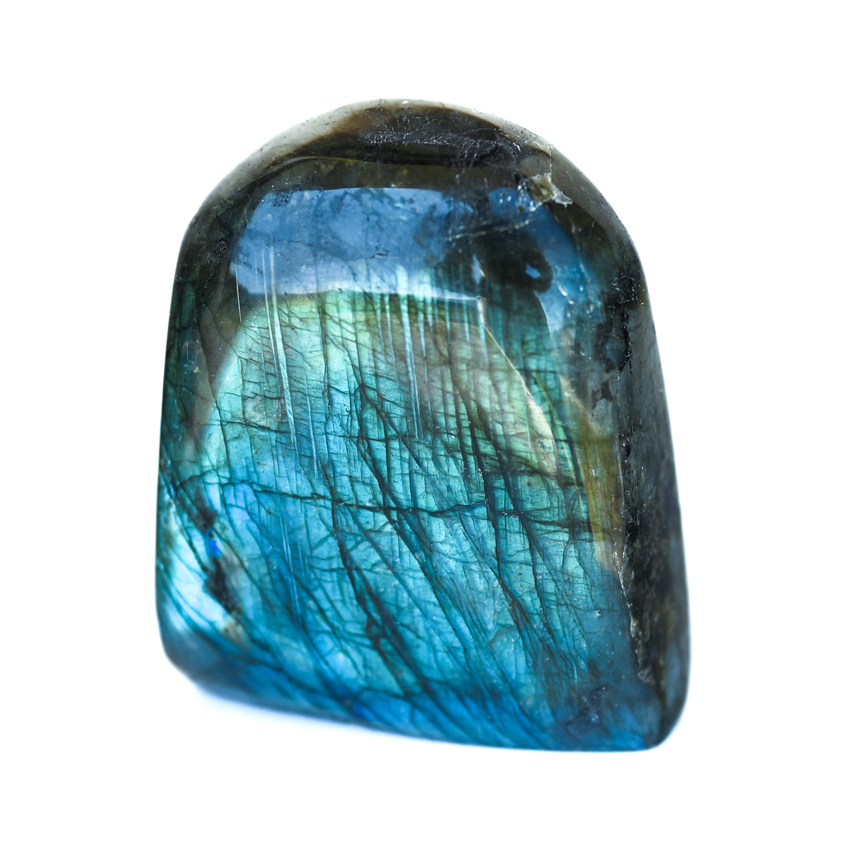 Labradorite Bleue Flash, Forme libre
