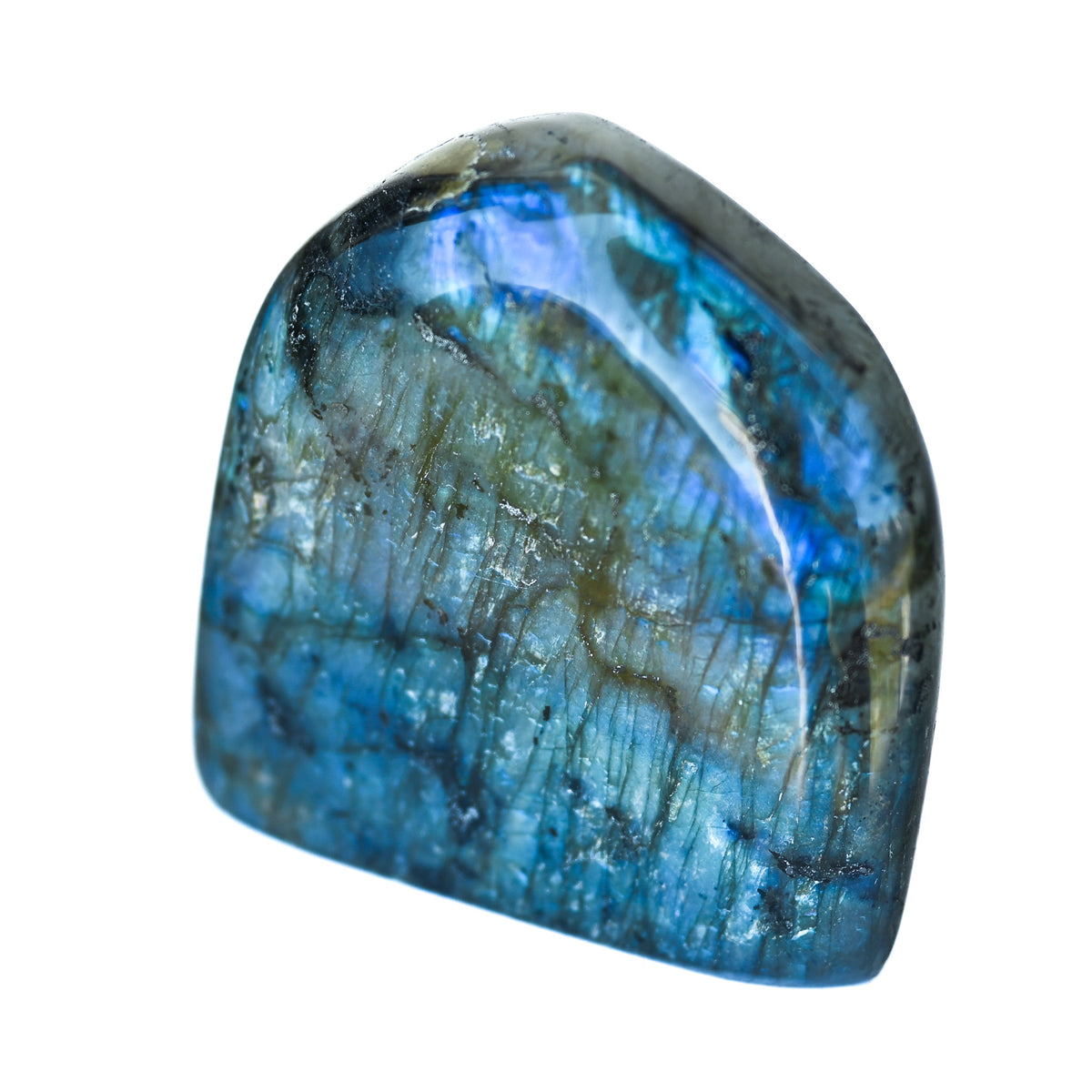 Labradorite Bleue Flash, Forme libre