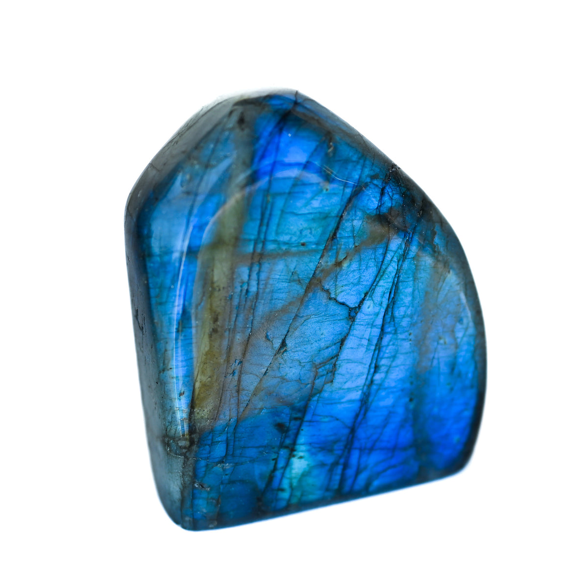 Labradorite Bleue Flash, Forme libre