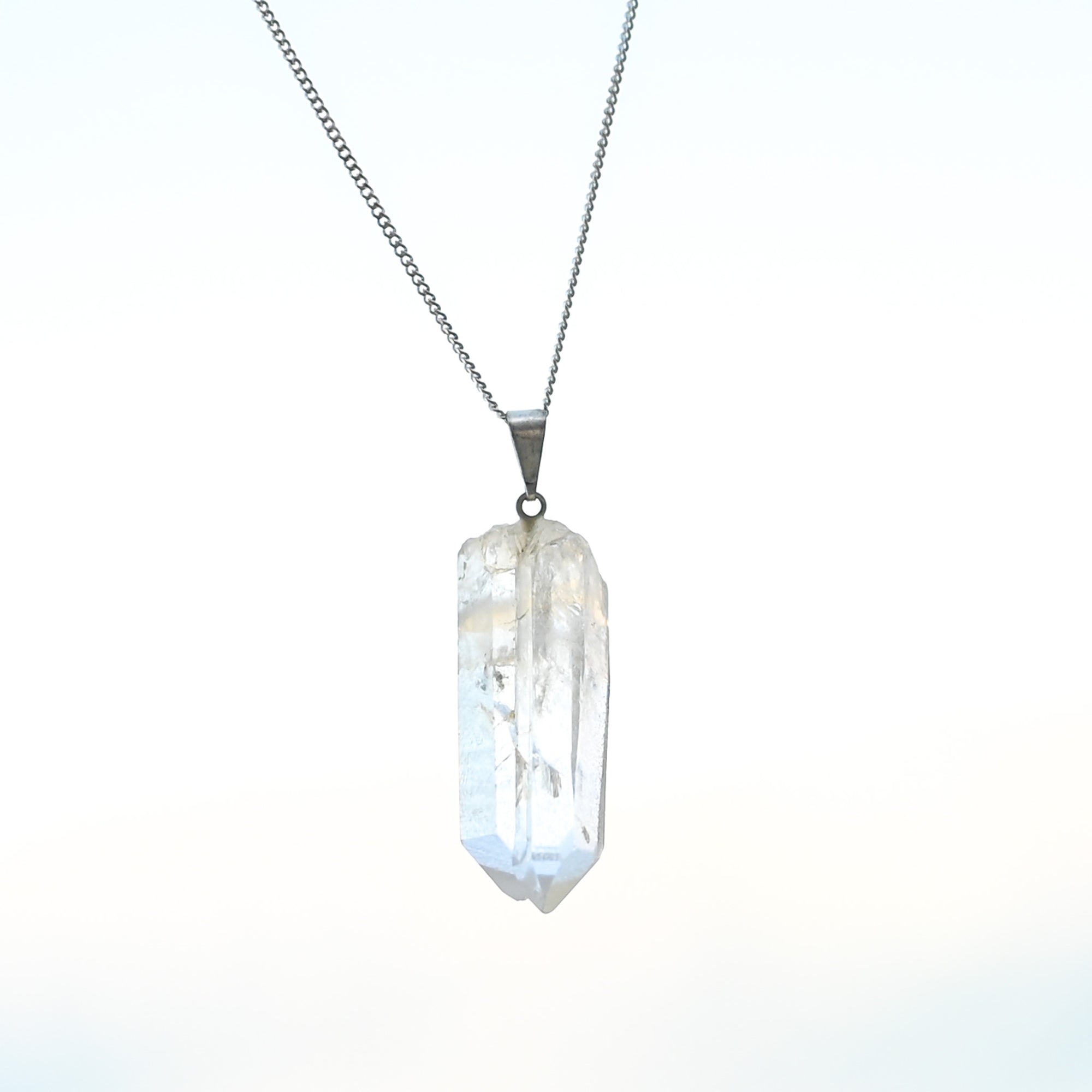 Collier Cristal de Roche "Murmure du Tibet"
