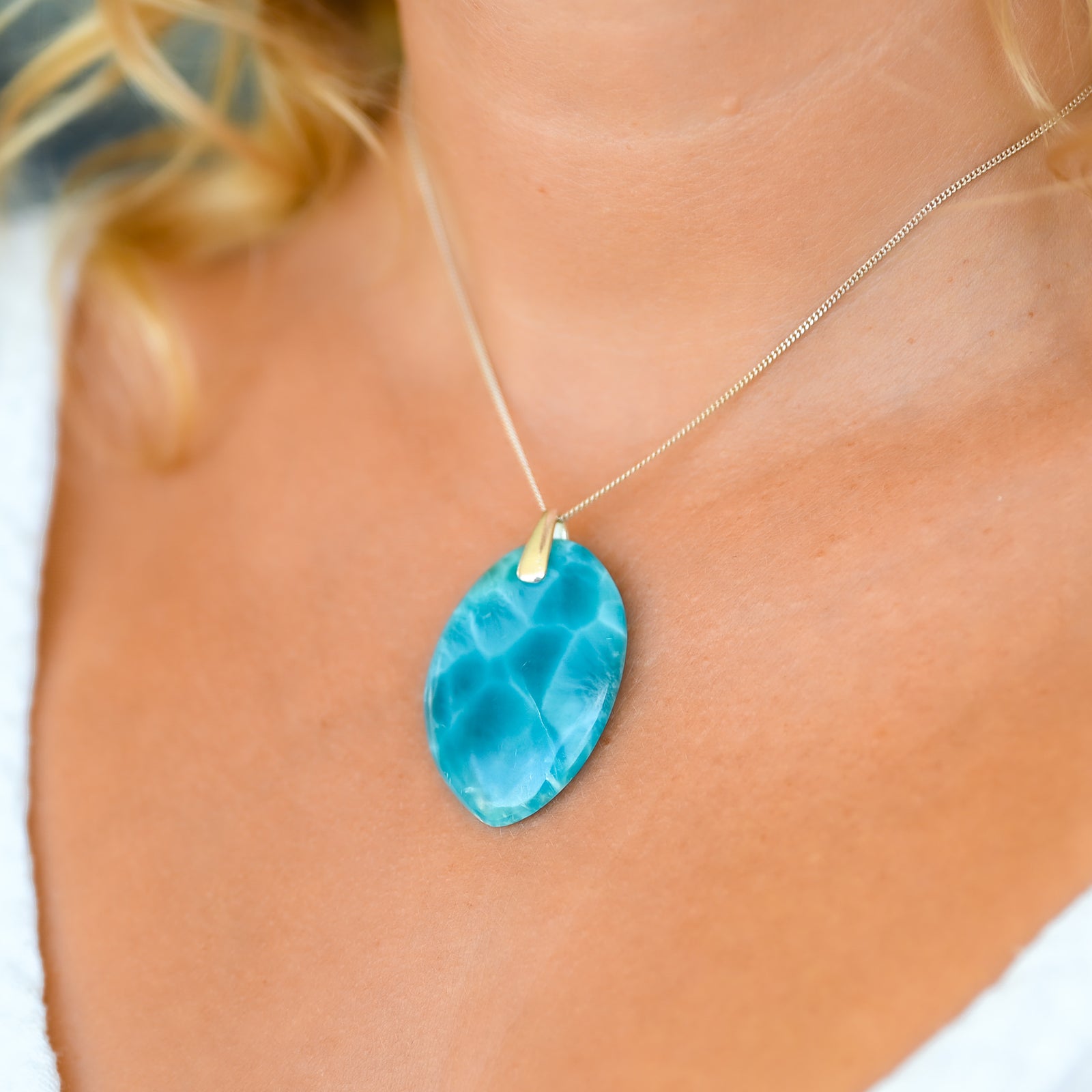 Larimar pendentif