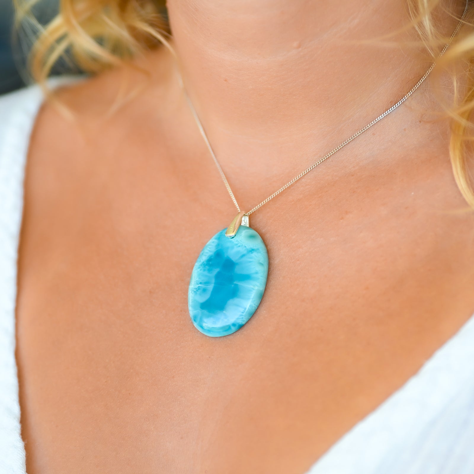 Larimar pendentif