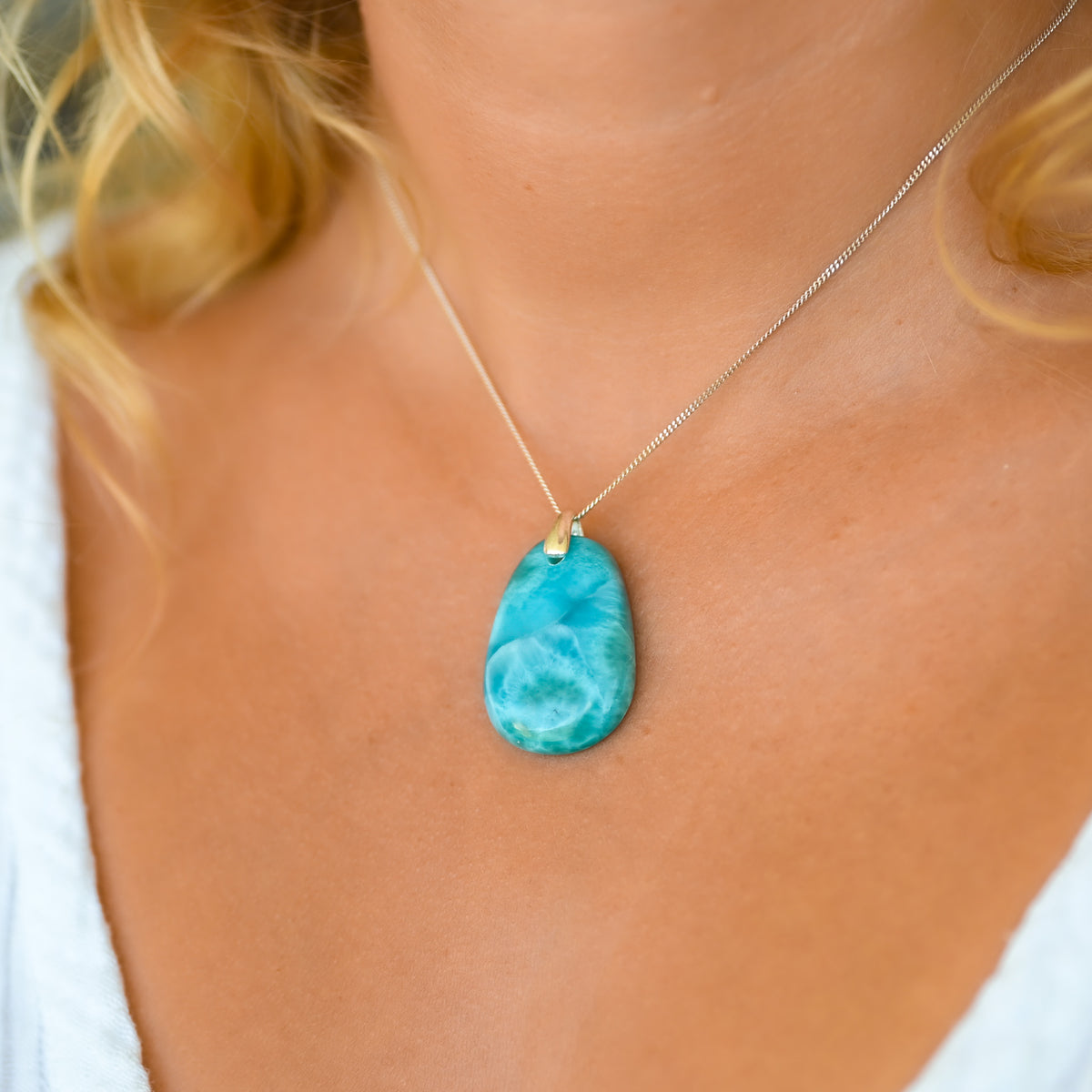 Larimar pendentif