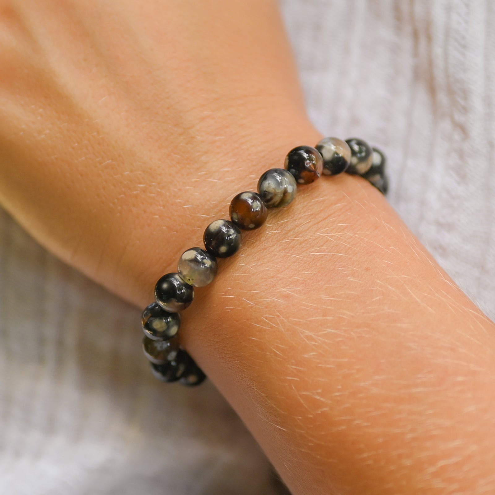 Bracelet en agate orque