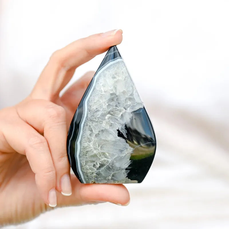 Agate Noire - Forme libre