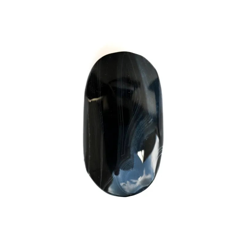 Agate Noire - Galet