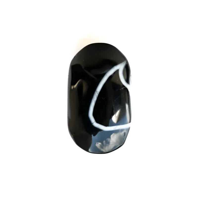 Agate Noire - Galet