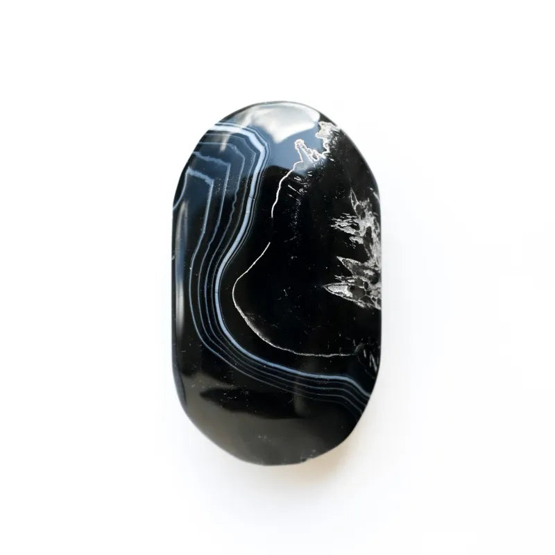 Agate Noire - Galet