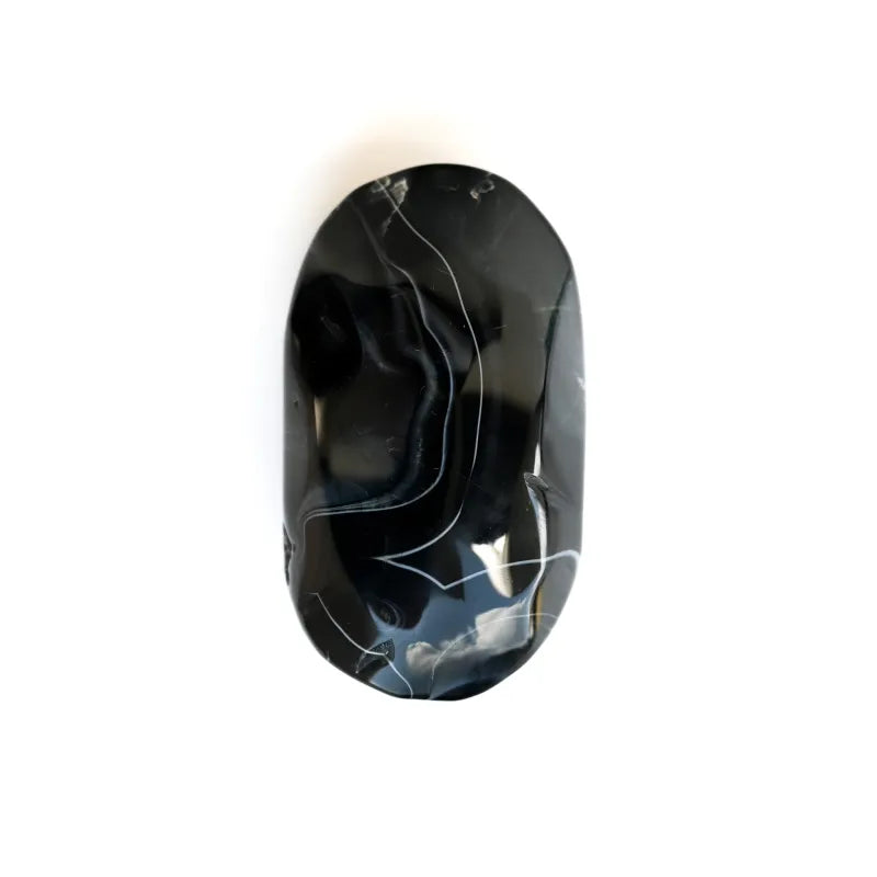 Agate Noire - Galet