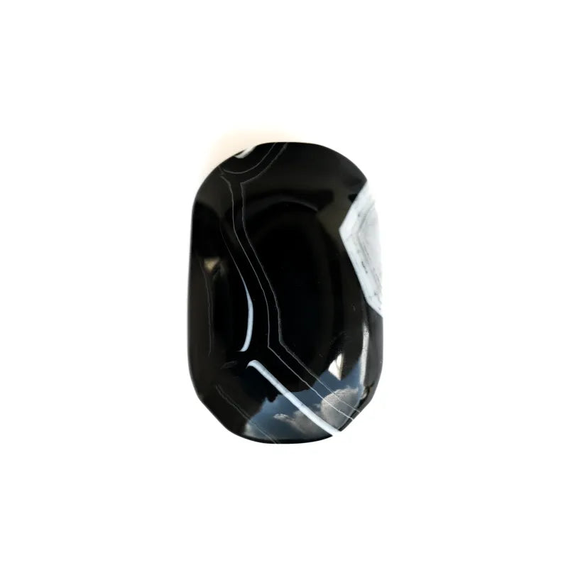 Agate Noire - Galet