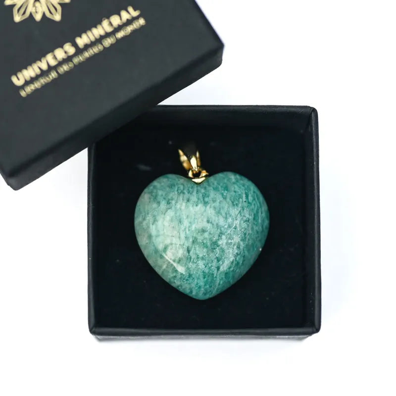 Amazonite - Pendentif Coeur