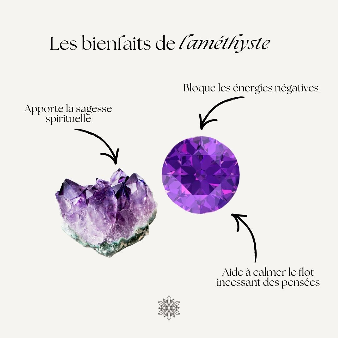 Améthyste bague
