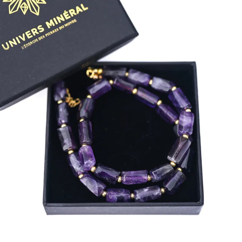 Améthyste - Collier Ras de cou