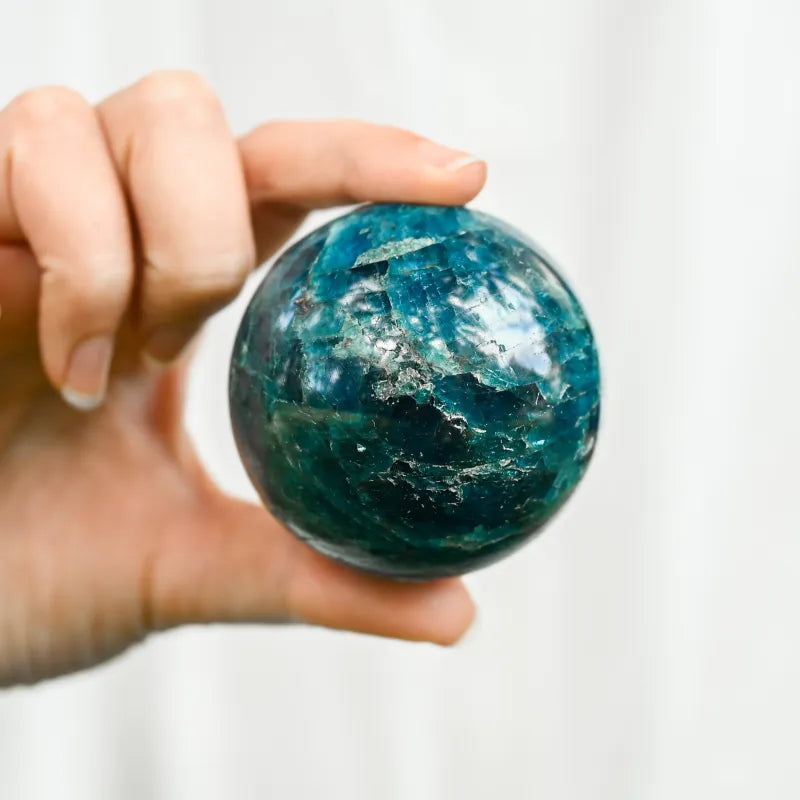 Apatite bleue Sphère