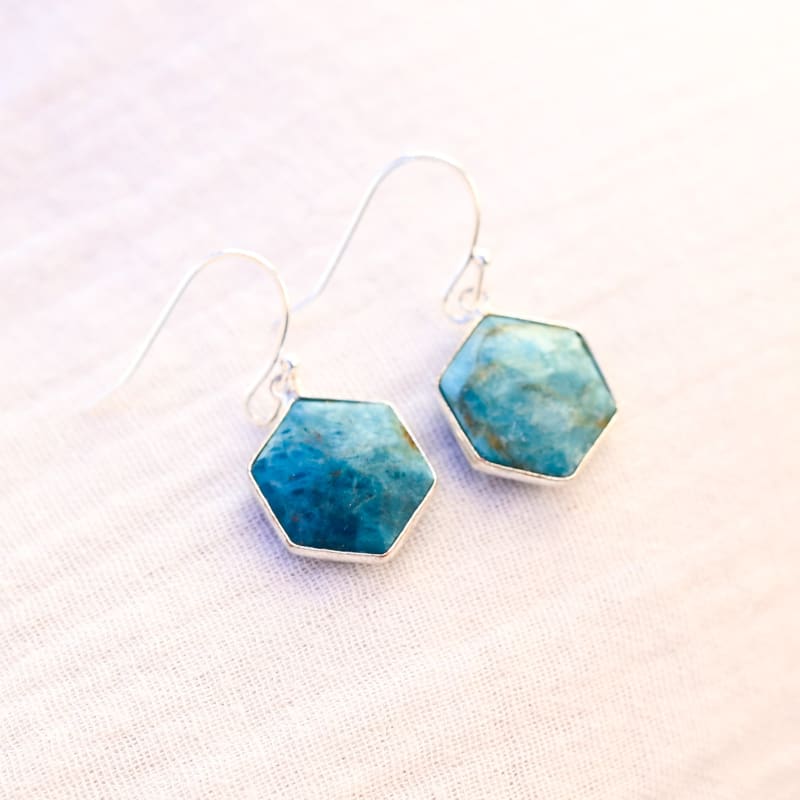 Apatite boucles d’oreilles | SU1